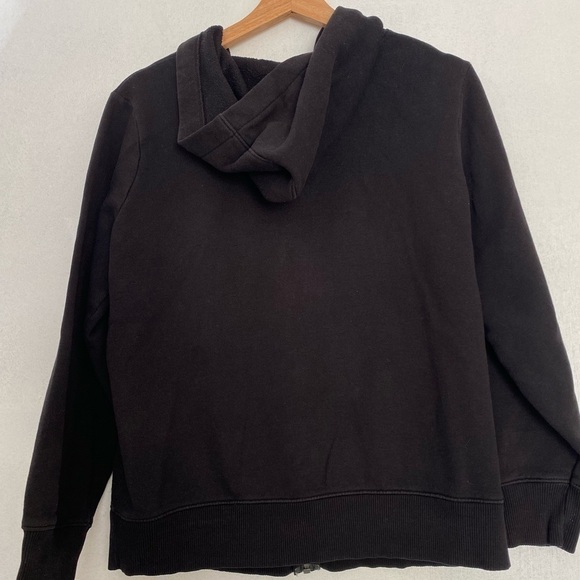 OLD NAVY BLACK ZIP UP HOODIE SIZE L - Picture 5 of 5